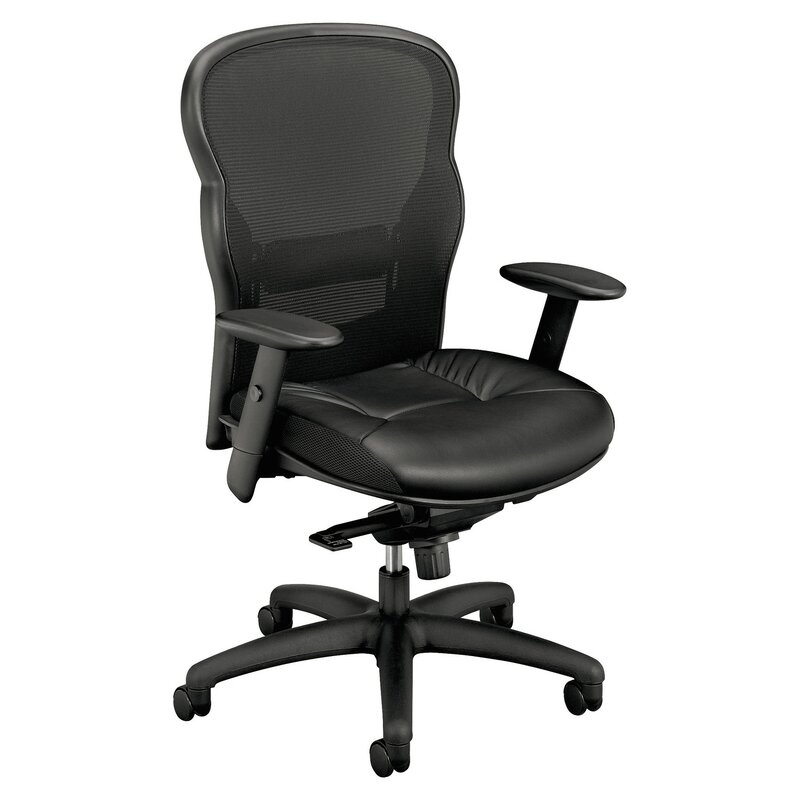 HON Ergonomic Genuine Leather Task Chair & Reviews | Wayfair